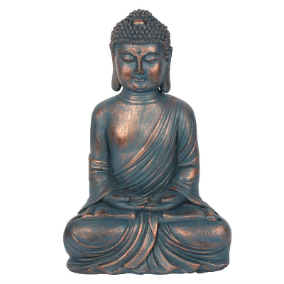 Blue Sitting Buddha - Angel Times