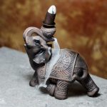 Elephant Backflow Incense Burner
