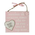 Baby Girl Plaque