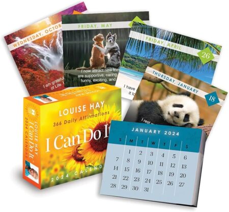2024 CALENDAR I CAN DO IT - LOUISE L. HAY -366 Daily Affirmations