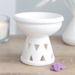Off White Deep Bowl Burner
