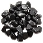 black obsidian tumbles