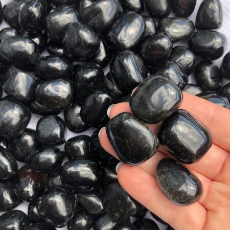 black tourmaline tumblestone