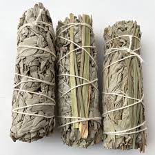 White Sage with Sweet Grass