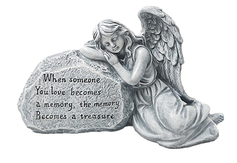 Angel Sleeping on Rock Angel Times