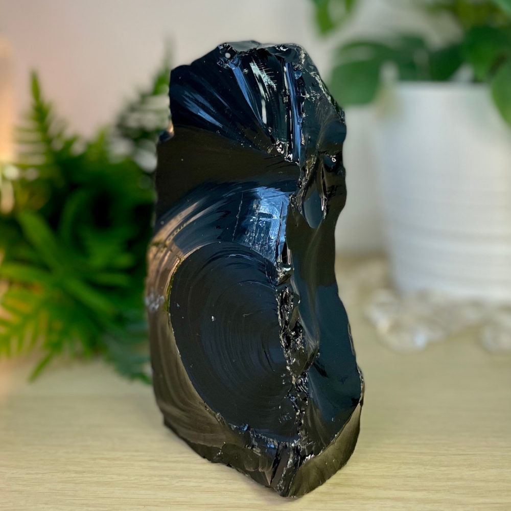 black obsidian piece