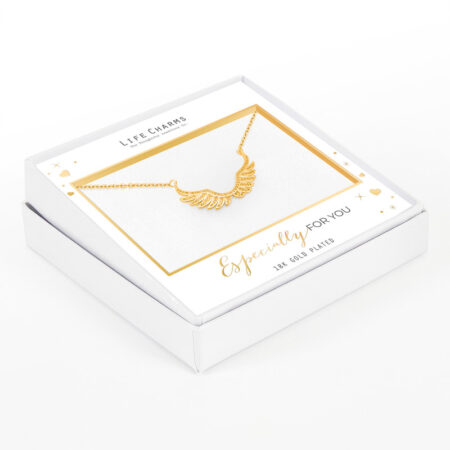 Gold Angel Wings Necklace