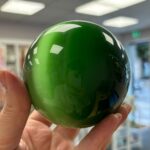 Green Cats Eye Sphere - Image 2