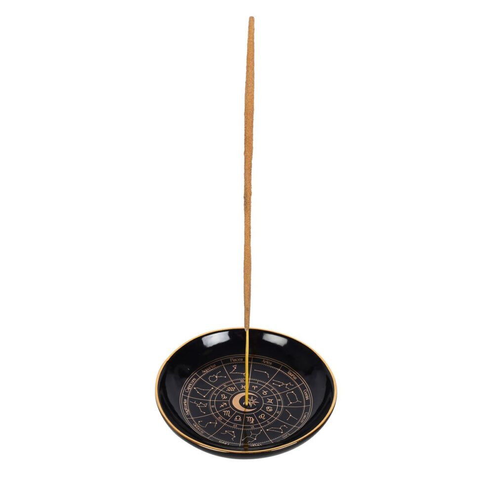 astrology wheel incense holder