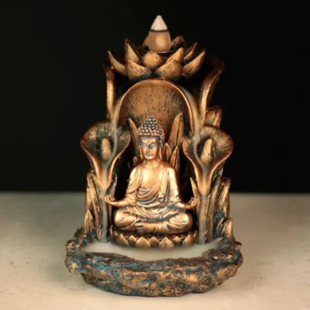 Gold Buddha Backflow Burner