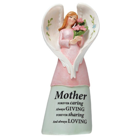 mother angel figurine