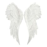 Pair of Large Glitter Angel Wings - Image 2