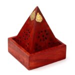 Mango Wood Pyramid Incense Cone Burner