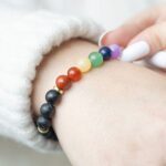 Seven Chakra Gemstone Essential Oil Bracelet - Image 4