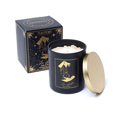 Love Spell Crystal Candle