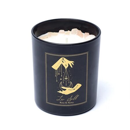 Love Spell Crystal Candle