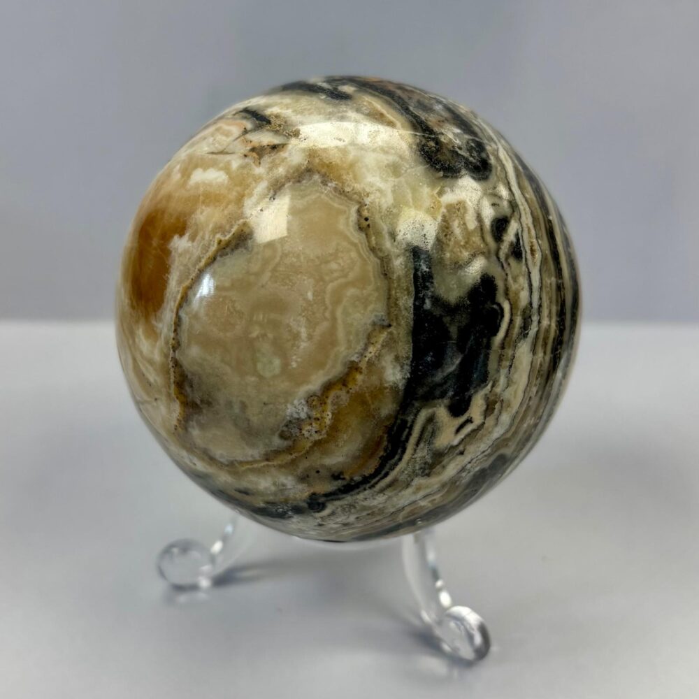 Zebra Calcite Sphere - Image 2
