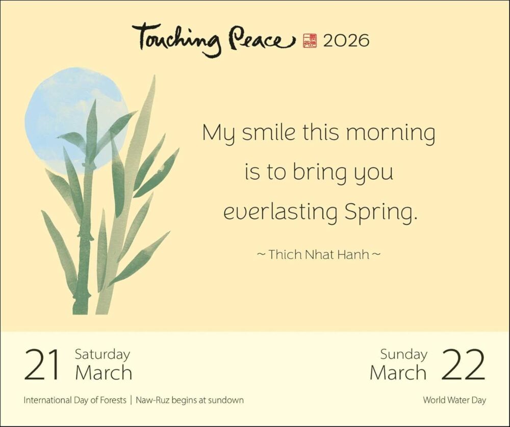 Thich Nhat Hanh Desk Calendar 2026 - Image 3