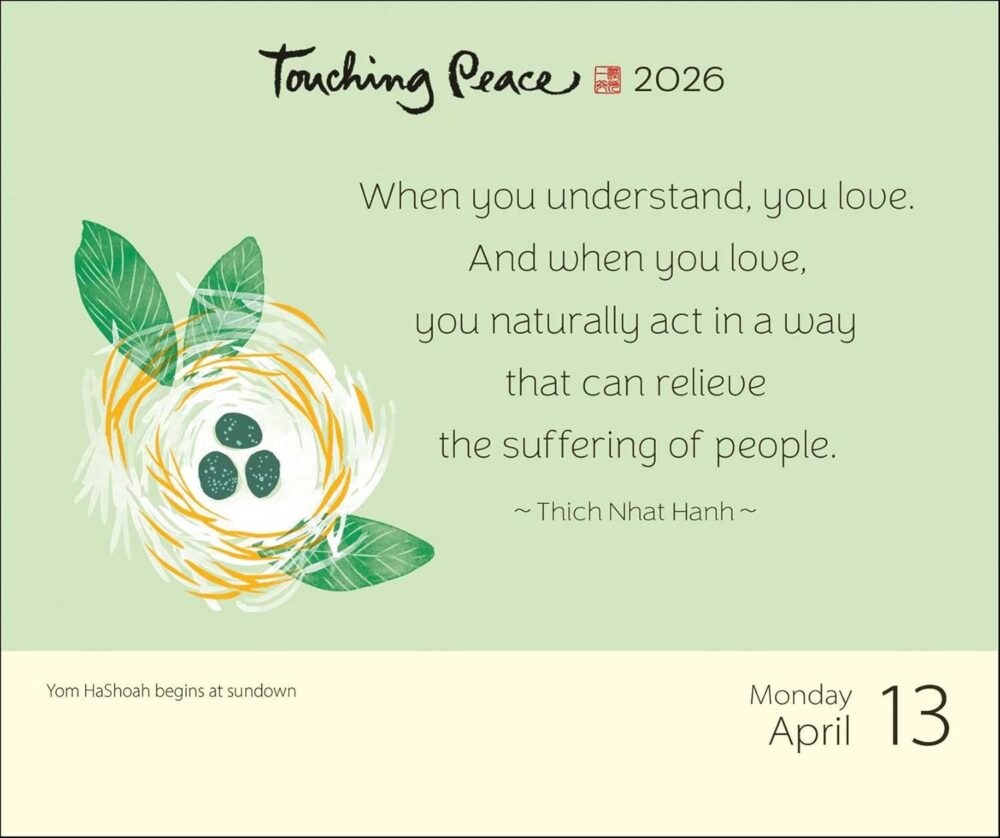 Thich Nhat Hanh Desk Calendar 2026 - Image 4
