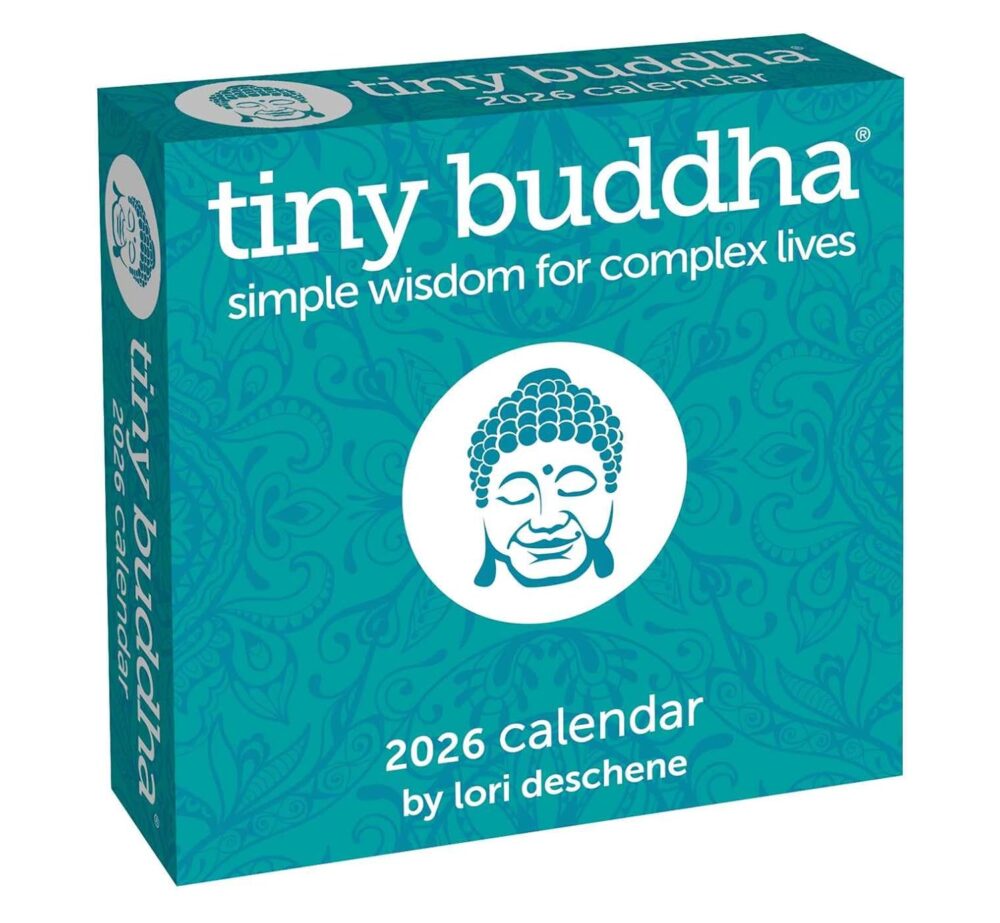 Tiny Buddha Desk Calendar 2026