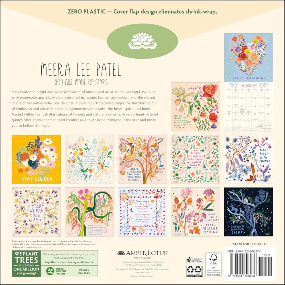 You Are Made of Stars Wall Calendar 2026 - Image 2