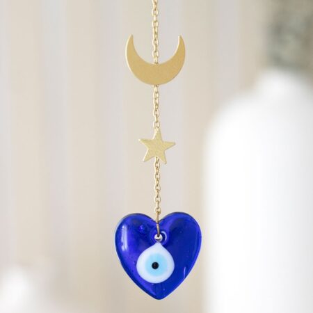 All Seeing Eye Glass Heart