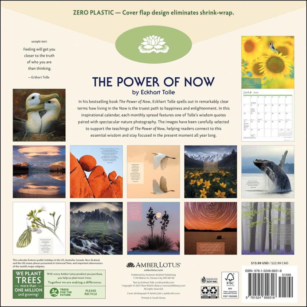 The Power of Now 2026 Wall Calendar - Image 2